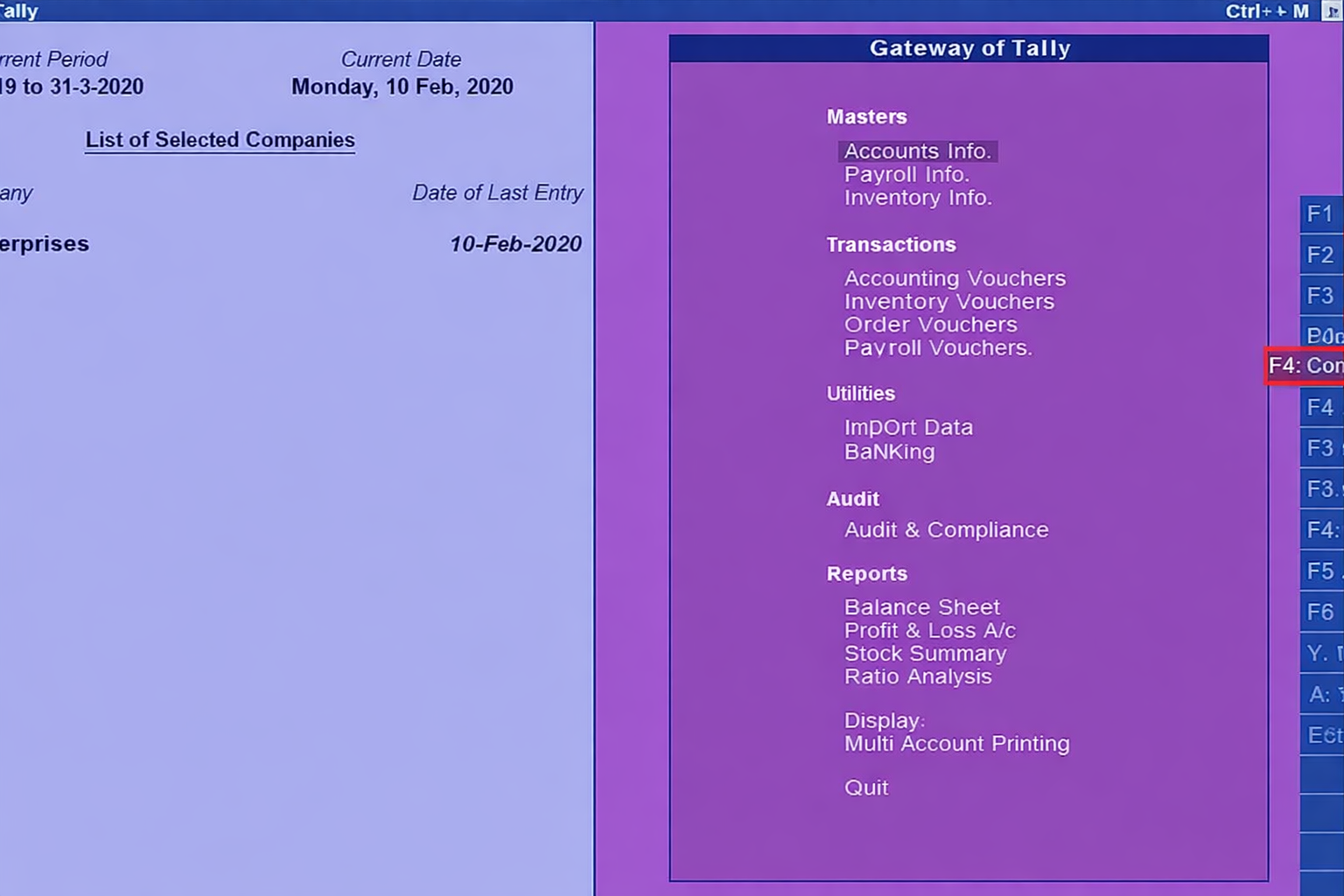 Accounting Software app screenshot